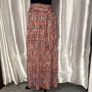 NY Collection Women’s Petite Medium Geometric Print Stretch Maxi Skirt